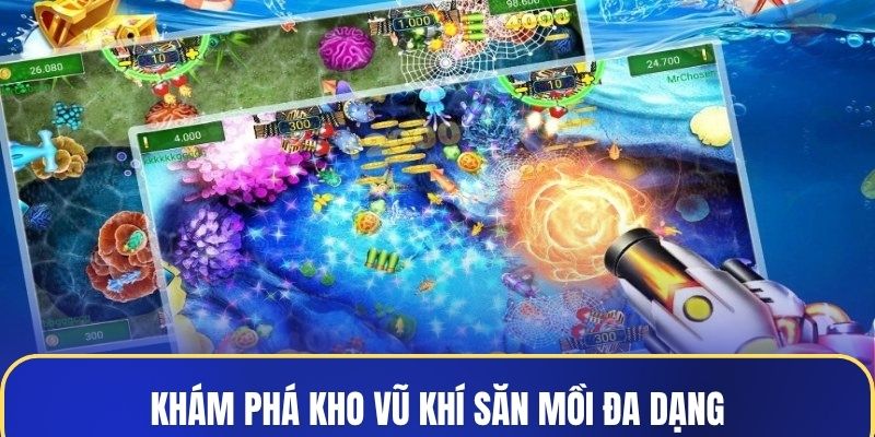 Khám phá kho vũ khí săn mồi đa dạng